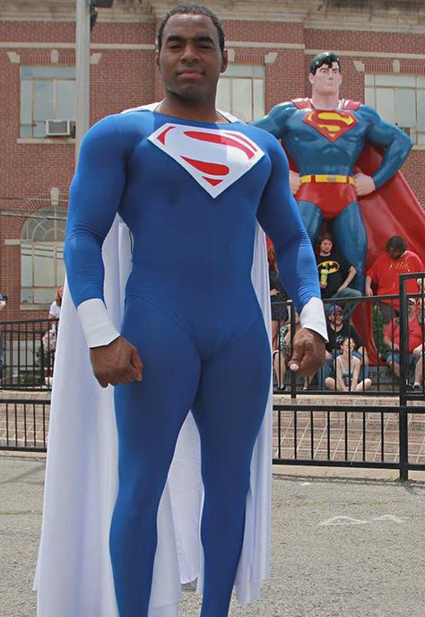 Blue And White Superman Halloween Costume